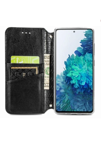 Шкіряний чохол книжка Mandala (PU) для Huawei P Smart (2021) / Y7a Чорний (is_00000041391_7) Getman (250500473)