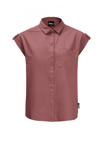 Темно-рожева літня блузка Jack Wolfskin LIGHT WANDER SHIRT W