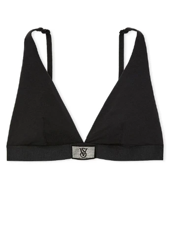 Чорний демісезонний комплект (бюстгальтер, трусики) Victoria's Secret