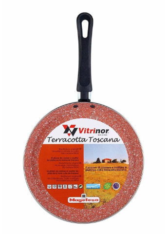 Сковорода млинна з бортиками D=24 см Toscana Terracotta VR-2108098 Vitrinor (253629011)