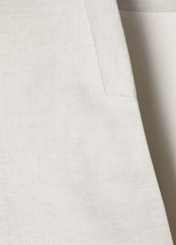 Жакет H&M однобортний меланж світло бежевий кежуал віскоза