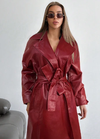 Плащ SHEIN тренчкот на завязках демисезон (343353678)