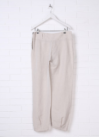 Темно-бежевые кэжуал летние прямые брюки Oblique