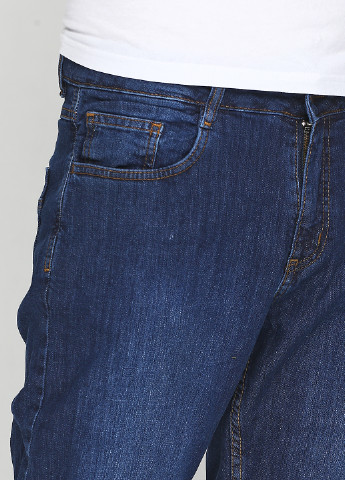Джинси BIG & GRAYS середня талія сині джинсові