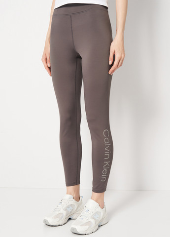 Коричневые демисезонные леггинсы Calvin Klein