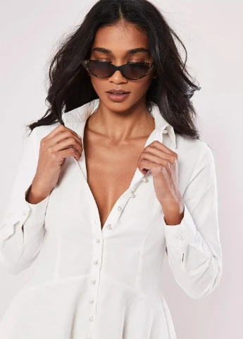 Білий кежуал сукня Missguided