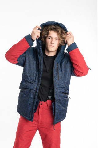 Куртка лыжная мужская Quant синый з червоним (B1350-red) Just Play (255342458)