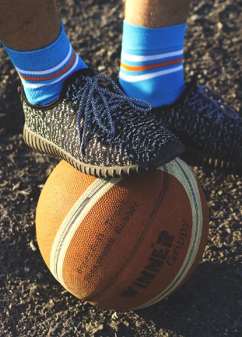 Блакитні носки Mo-Ko-Ko Socks написи (25064134)