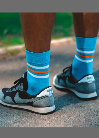 Блакитні носки Mo-Ko-Ko Socks написи (25064134)