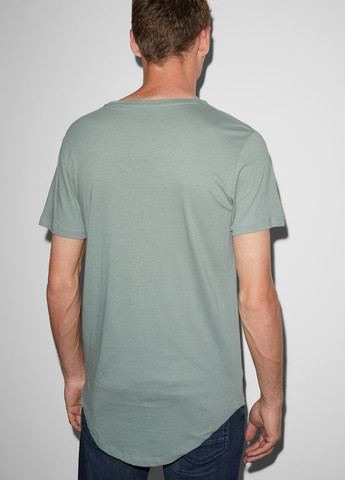 Оливковая футболка C&A