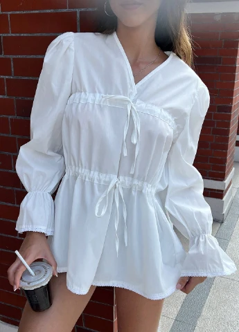 Біла блуза SHEIN