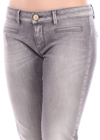 Серые кэжуал демисезонные прямые брюки Nolita