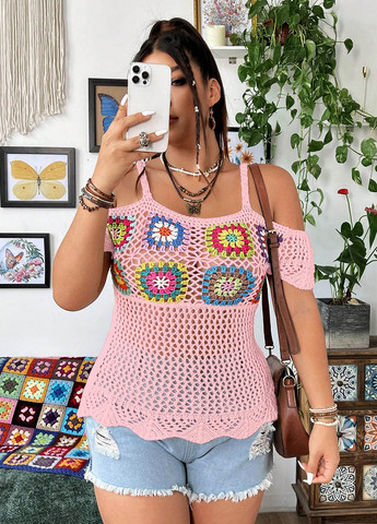 Рожева блуза SHEIN