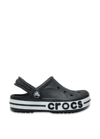 Черные сабо Crocs без каблука
