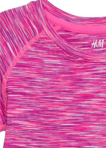Розовая футболка sport,рожевий-білий, H&M