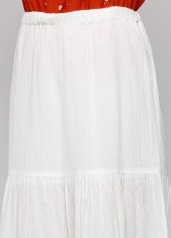 Белая кэжуал однотонная юбка Billabong макси
