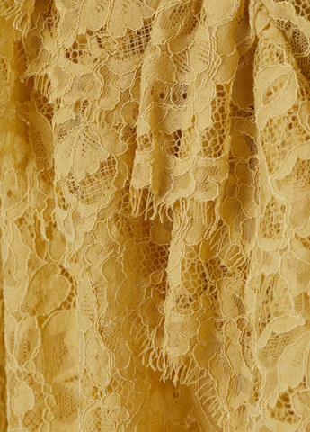 Горчичная блуза H&M