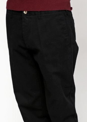 Черные кэжуал демисезонные прямые брюки Henry Cotton's