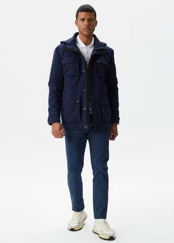 Темно-синя демісезонна куртка Lacoste