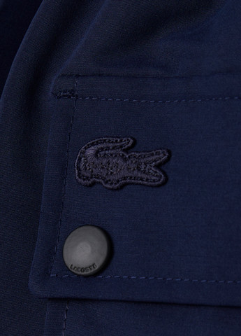 Темно-синя демісезонна куртка Lacoste
