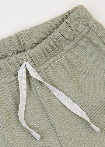 Оливковий демісезонний комплект (лонгслів, штани) Фламинго