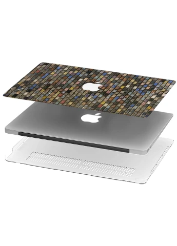 Чохол пластиковий для Apple MacBook Air 13 A1466 / A1369 Цегляний фон (6351-2519) MobiPrint (218858005)