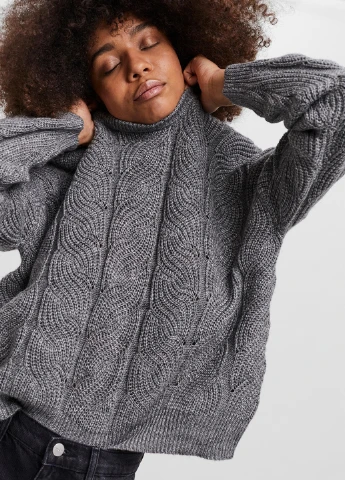 Сірий демісезонний светр Vero Moda