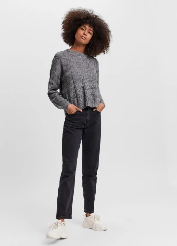 Сірий демісезонний светр Vero Moda