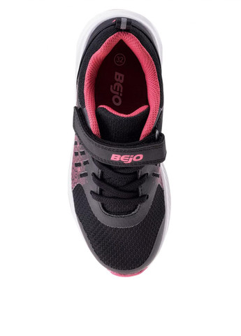 Черные демисезонные кроссовки Bejo CAMAL JRG-BLACK/DARK CORAL