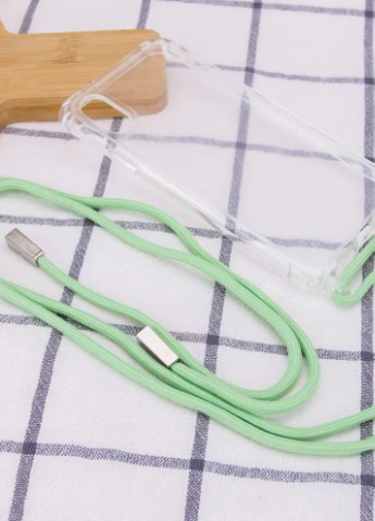 Чохол TPU Crossbody Transparent для Apple iPhone XS Max (6.5 ') М'ятний (is_00000041868_8) Epik (229724783)
