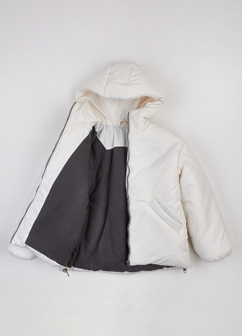 Молочна зимня куртка Garnamama