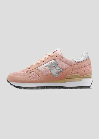 Пудровые кроссовки Shadow Original Saucony розовые всесезоны (255171936)