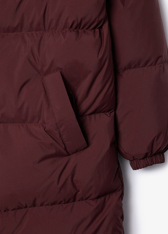 Бордовый зимний Пуховик Lacoste