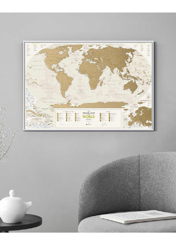 Скретч карта мира "Travel Map Geography World" (рама) 1DEA.me (254288742)
