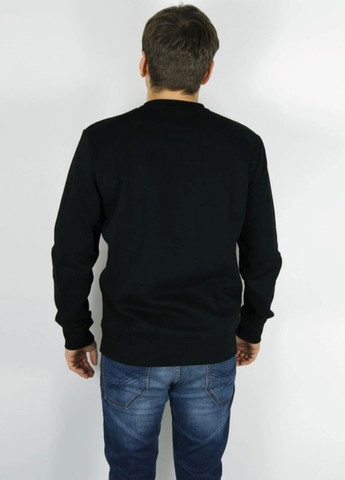 Свитшот H&M - Прямой крой надпись черный кэжуал трикотаж, хлопок - (258233317)