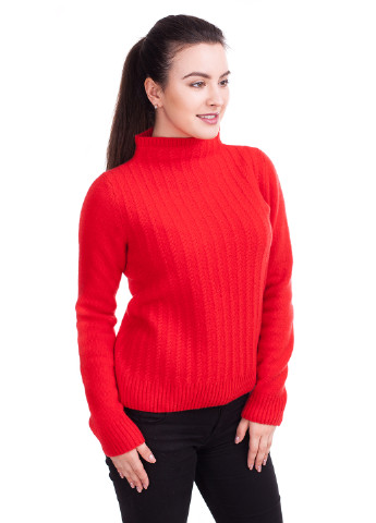 Красный демисезонный свитер Viviami