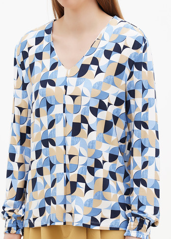 Цветная кэжуал рубашка с геометрическим узором Tom Tailor