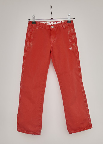 Красные демисезонные со средней талией джинсы Murphy & Nye