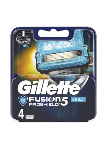 Сменные кассеты для бритвы Fusion ProShield Chill, (4 шт.) Gillette (113078376)