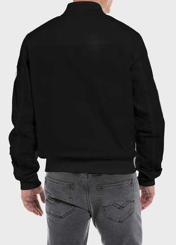 Чорна демісезонна куртка Replay