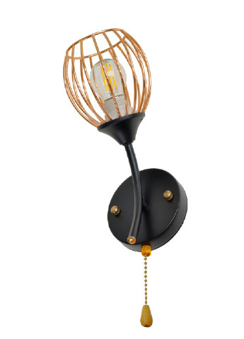 Бра BL-967W / 1 E27 BK + FG Brille (193196167)