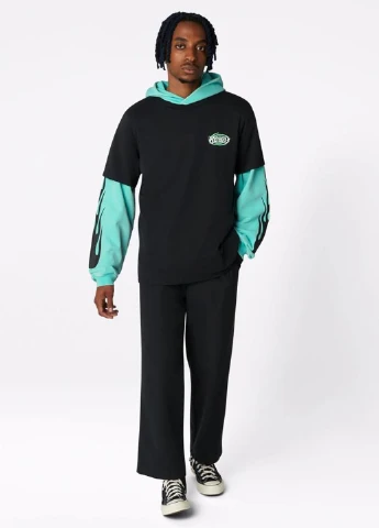 Чорна футболка 10023793-001 Converse LIVE TEE