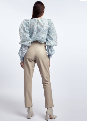 Голубая демисезонная блуза Gina Tricot