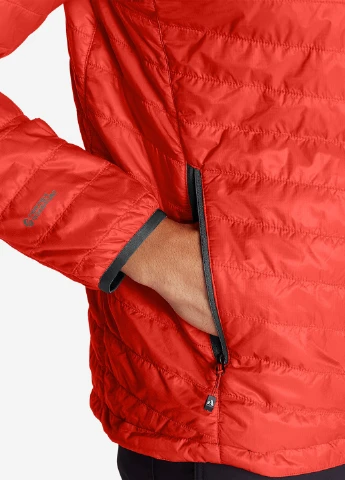 Серая демисезонная куртка Eddie Bauer