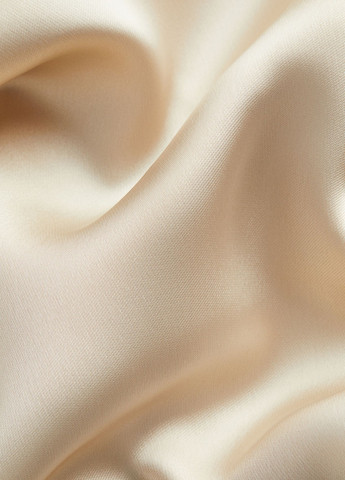 Светло-бежевое кэжуал платье на запах H&M однотонное