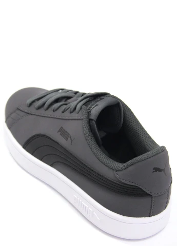 Сірі жіночі кеди smash v2 buck Puma