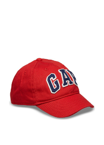 Кепка Gap бейсболка логотип червона кежуал бавовна