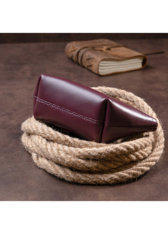 Женская кожаная косметичка 23х10,5х7,5 см Grande Pelle (253491071)