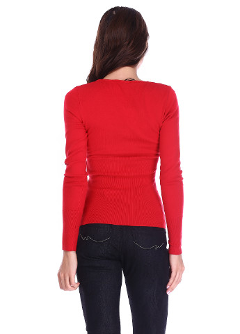 Красный демисезонный пуловер пуловер Morgan