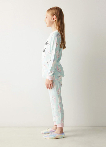 Світло-блакитна всесезон піжама (світшот, штани) світшот + брюки Penti